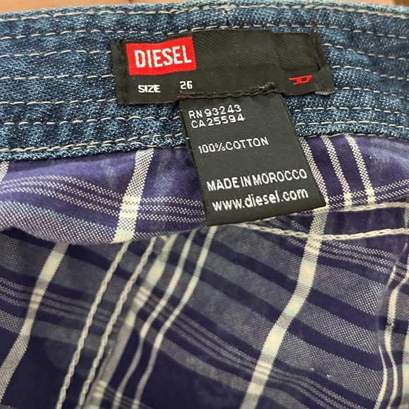 Diesel Y2K Micro/Mini Plaid Skirt - Picture 3 of 15